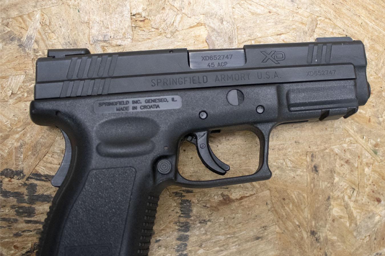 SPRINGFIELD XD-45 Compact 45ACP Police Trade-In Pistol (Fair Condition)